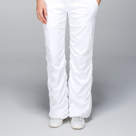 *NWT* Lululemon White Athletic Pants - Picture 2 of 7